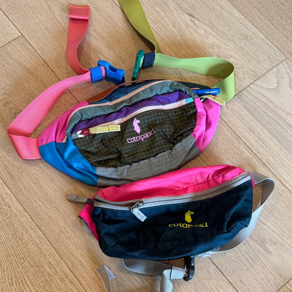 cotopaxi Colorblock Fanny Packs, set of 2!
